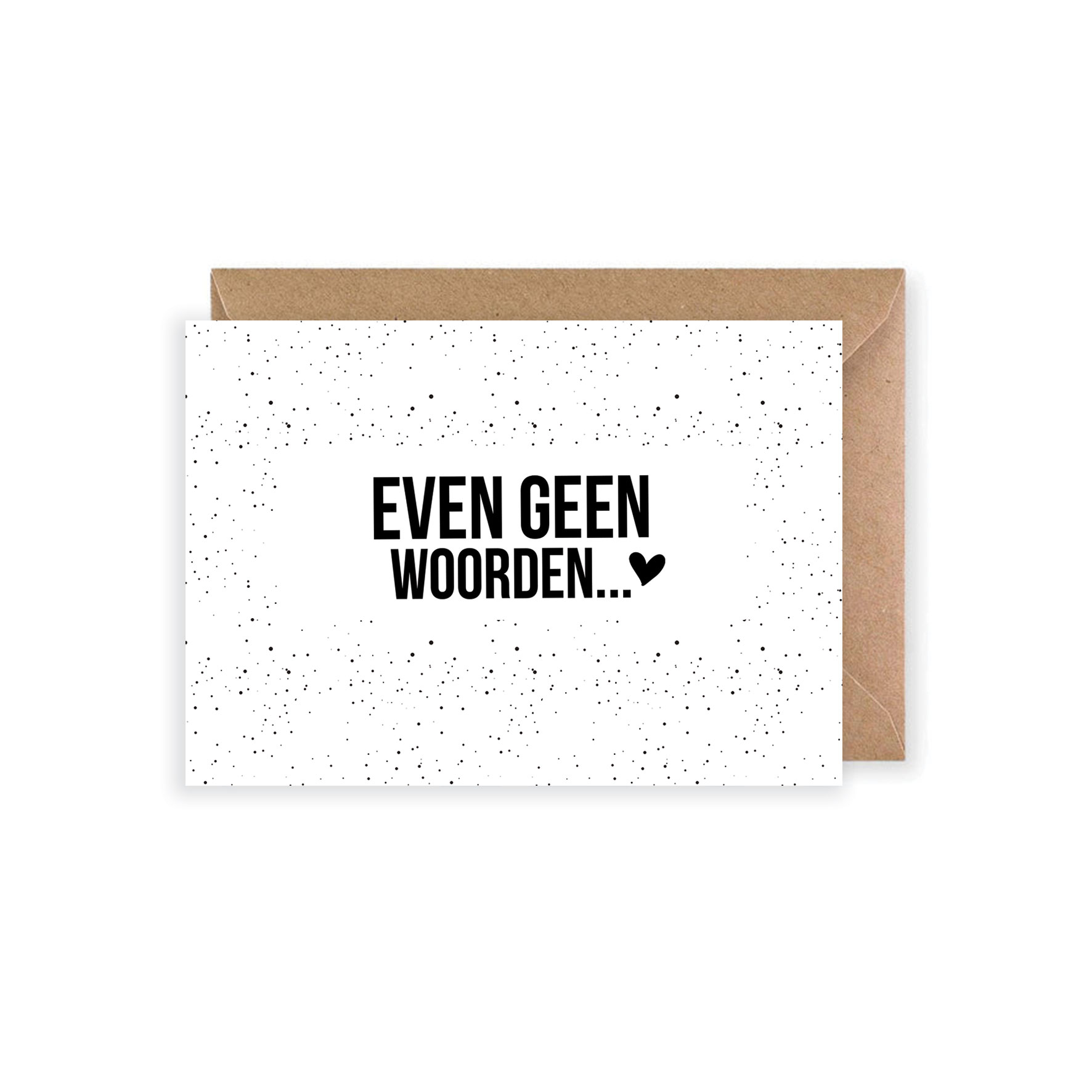 Wenskaart | Geen woorden