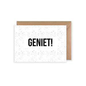 Wenskaart | Geniet