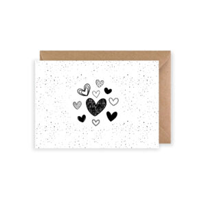 Wenskaart | Hartjes