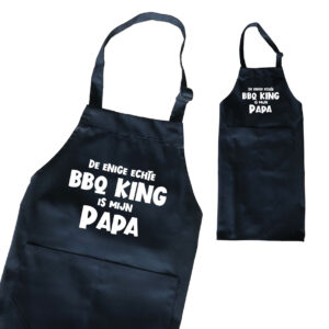 Schort BBQ KING <br> Papa 'Mij'