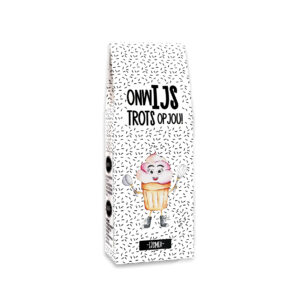 IJsmix cadeau met de tekst “OnwIJS trots op jou” – vrolijk en origineel cadeautje