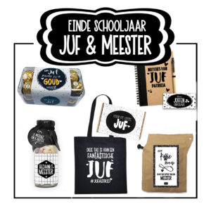 Einde Schooljaar Juf en Meester