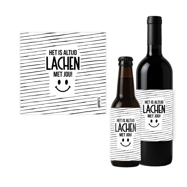 Flesetiket - Altijd Lachen