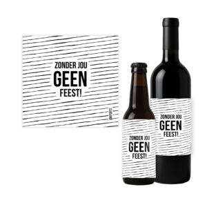 Flesetiket - Zonder jou