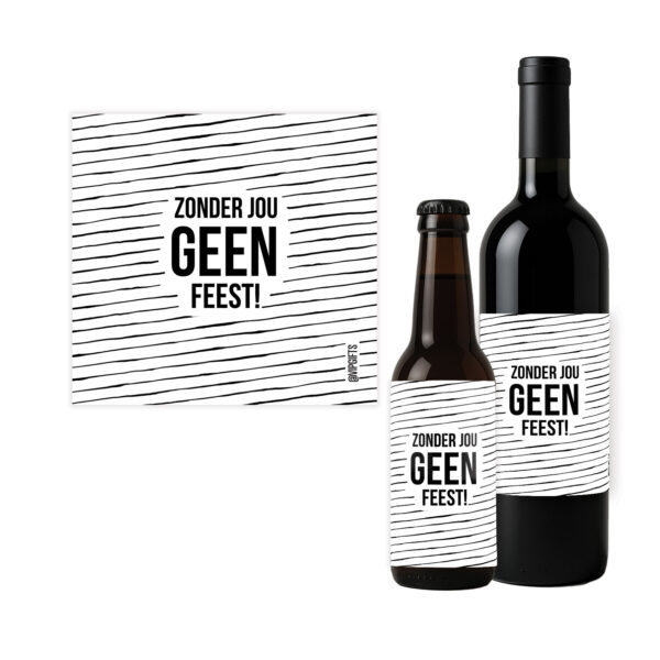 Flesetiket - Zonder jou