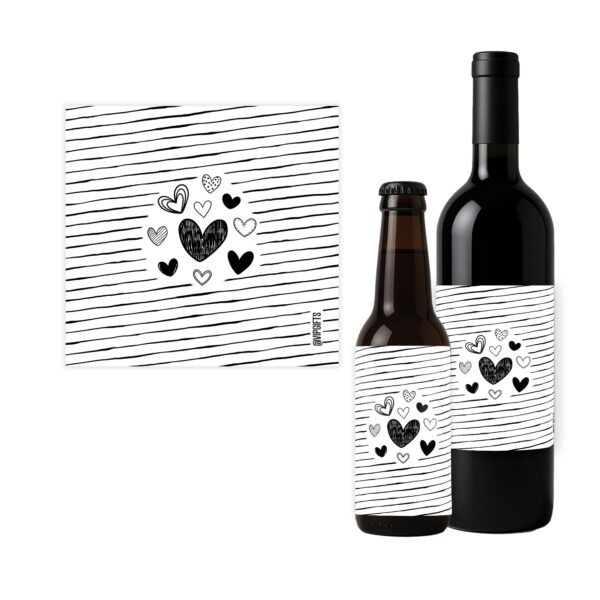Flesetiket - Hartjes