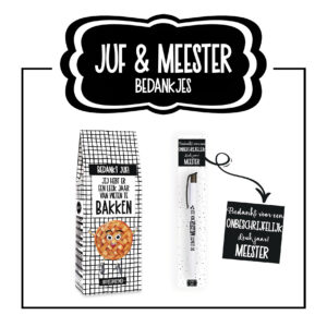 Juffrouw & Meester Bedankjes