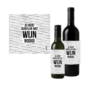 Flesetiket - Wijn Nodig