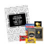 Cadeaupakket filmavond voor bonusmama met snacks, popcorn en filmvoucher – inclusief doos met tekst “Voor een top bonusmama die wel een time-out verdiend heeft!”