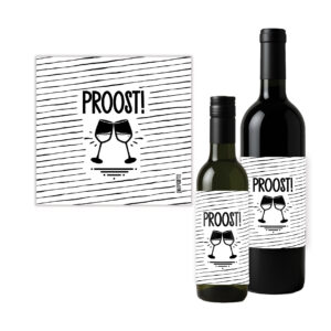 Flesetiket - Proost Wijn