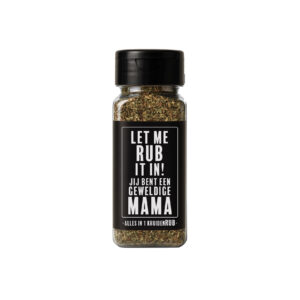 Kruidenpotje cadeau met tekst: Let me RUB it in! Jij bent een geweldige mama