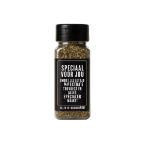 Kruidenpotje cadeau met tekst: Jij maakt alles specialer