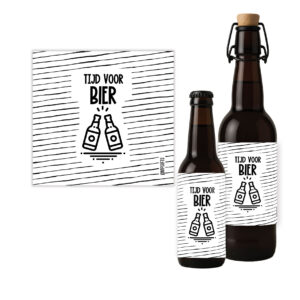 Flesetiket - Tijd voor Bier