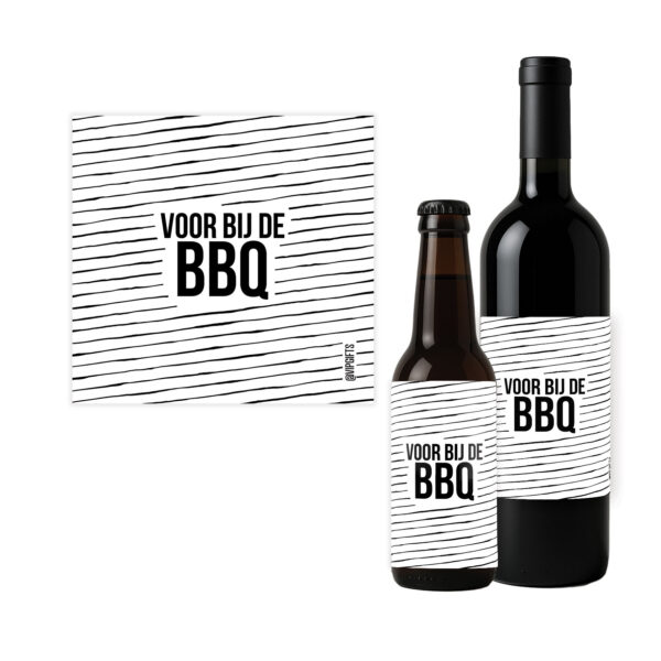 Flesetiket - Voor bij de BBQ