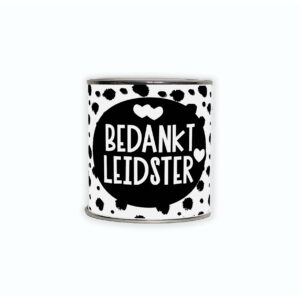 Kadoblikje met de tekst