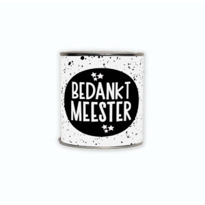Kadoblikje met de tekst