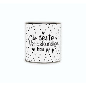 Kadoblikje met de tekst “De beste verloskundige ben jij”