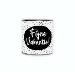 cadeaublikje met de tekst “Fijne Vakantie