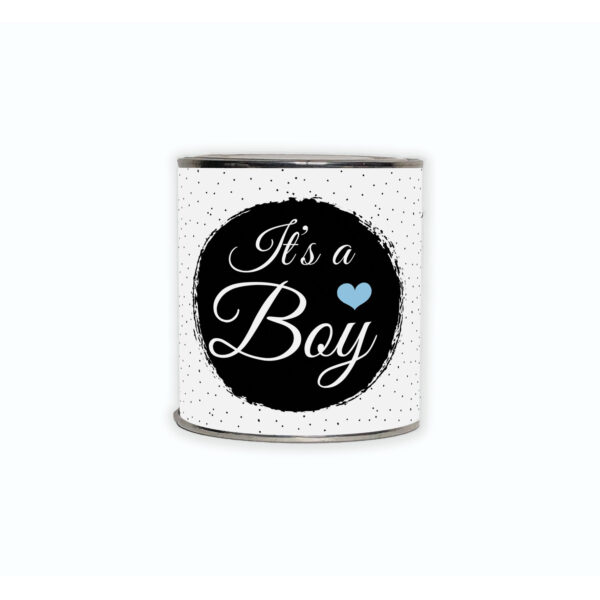 Kadoblikje met de tekst “It’s a Boy”