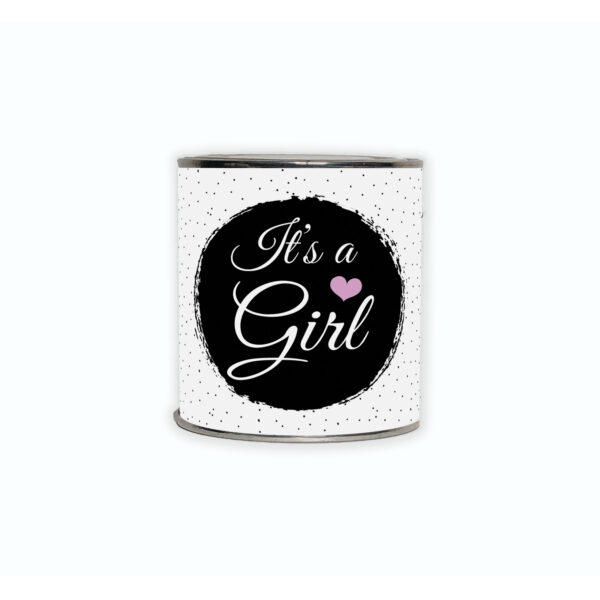 Kadoblikje met de tekst “It’s a Girl”
