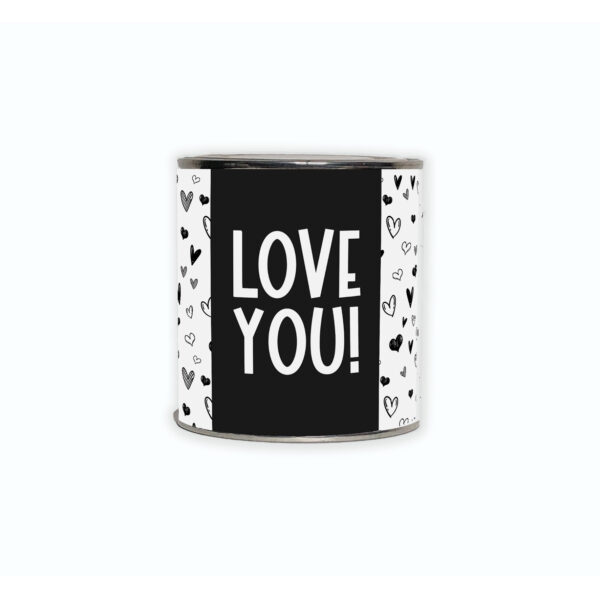 Cadeaublikje met de tekst “Love you!”
