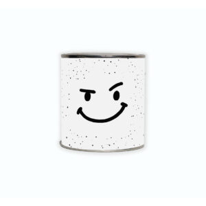 Cadeaublik met een ondeugende smiley
