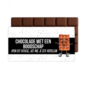 Chocolade groet   Boodschap
