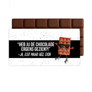 Chocolade groet  Gezien