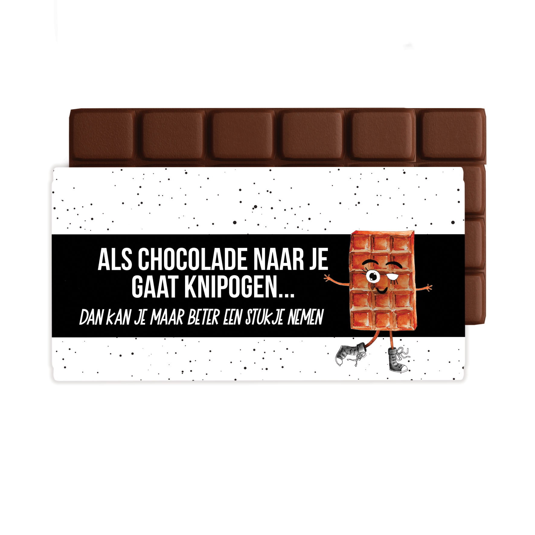 Chocolade groet Knipogen