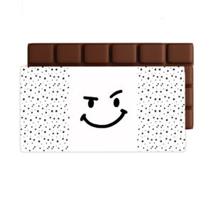 Chocolade groet    Smiley Ondeugend