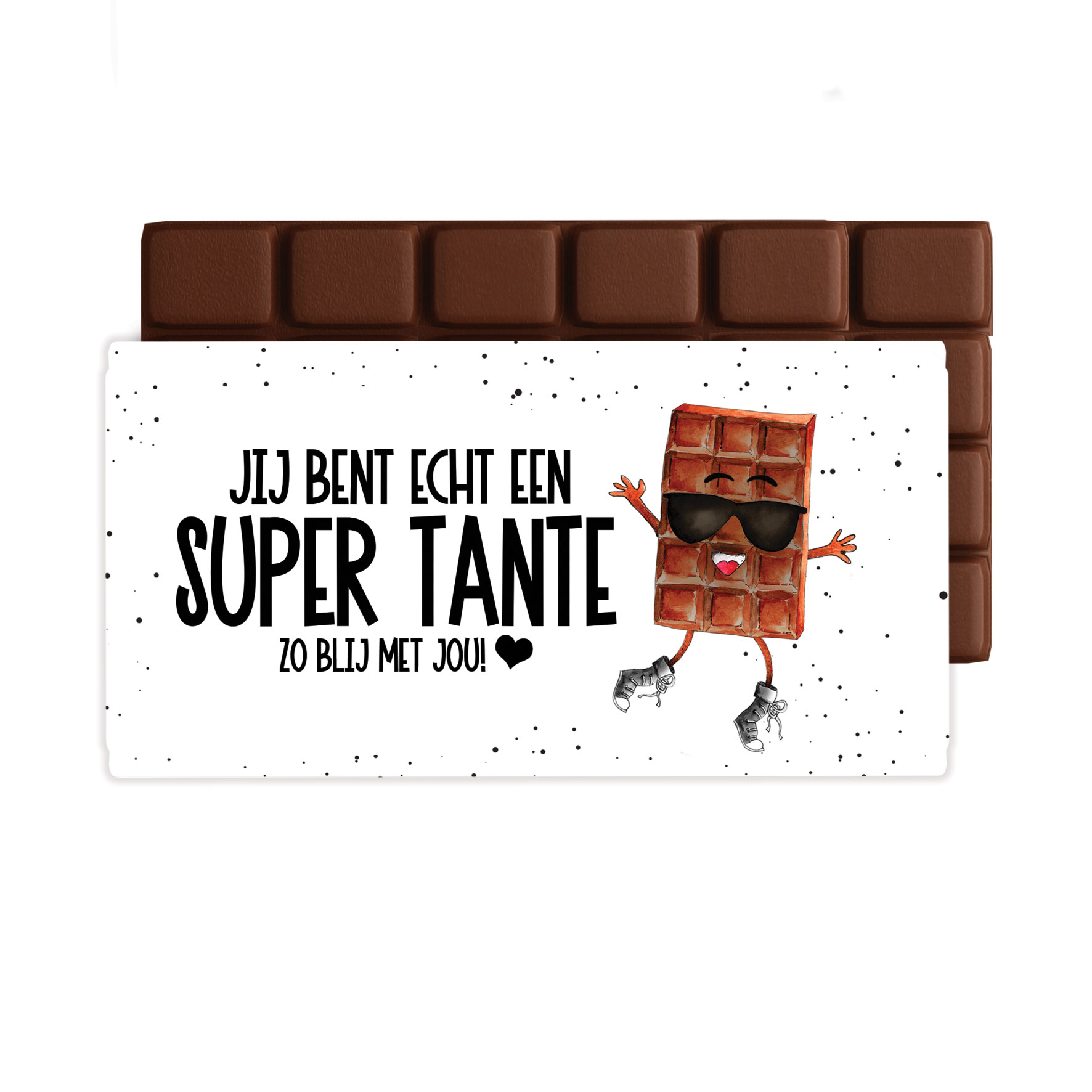 Chocolade groet Tante