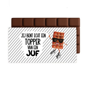 Chocolade groet  Juf