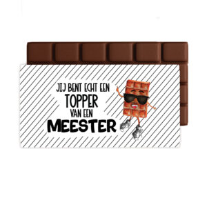 Chocolade groet  Meester