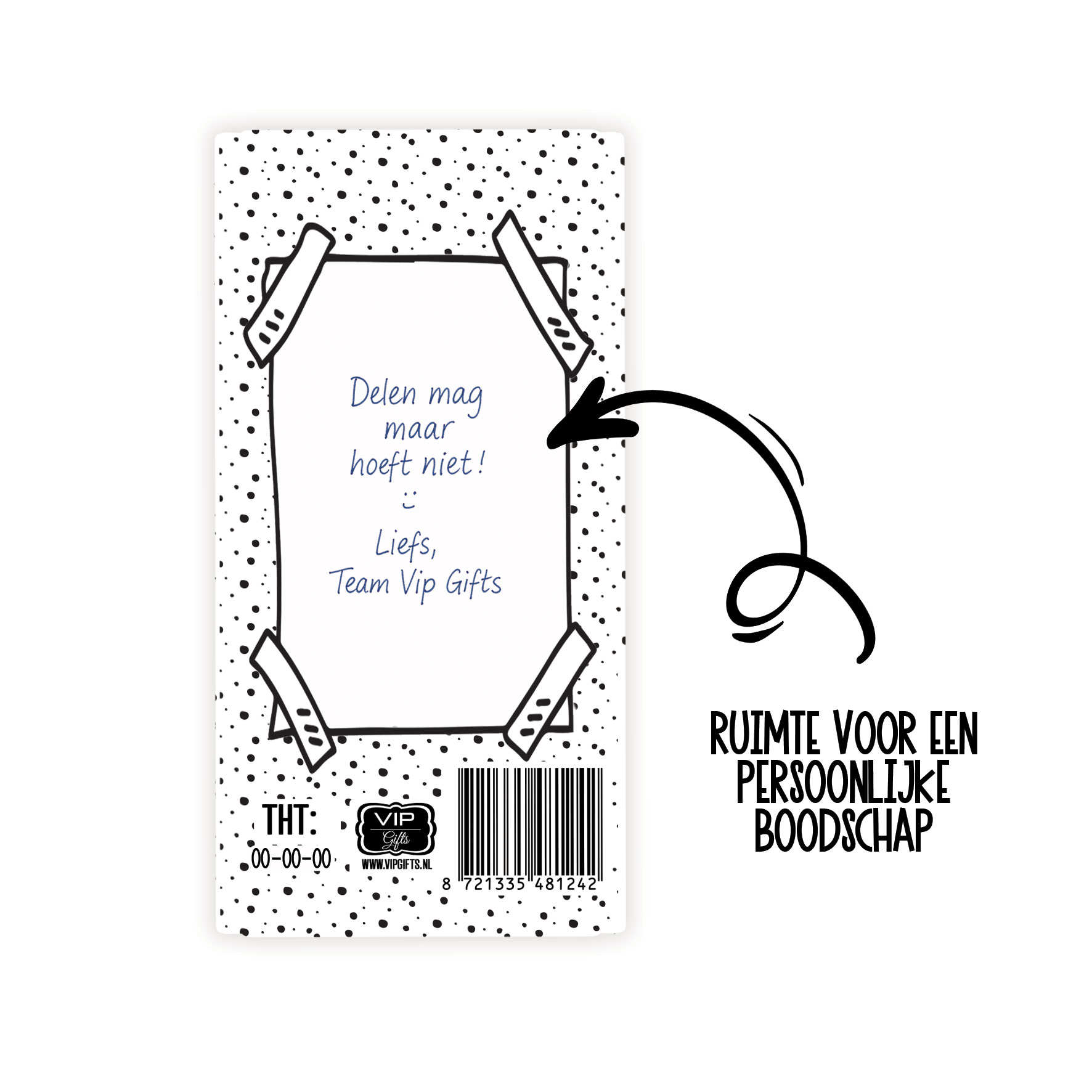 Chocolade groet Smiley Ondeugend - Afbeelding 3