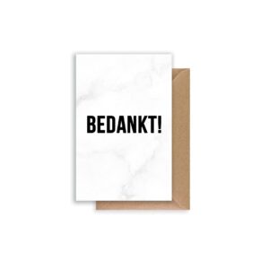 Mini Kaart | Bedankt