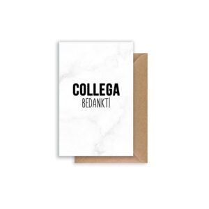 Mini Kaart | Collega Bedankt