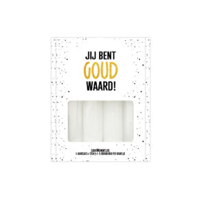 Kaarsen Cadeaudoosje | Goud waard