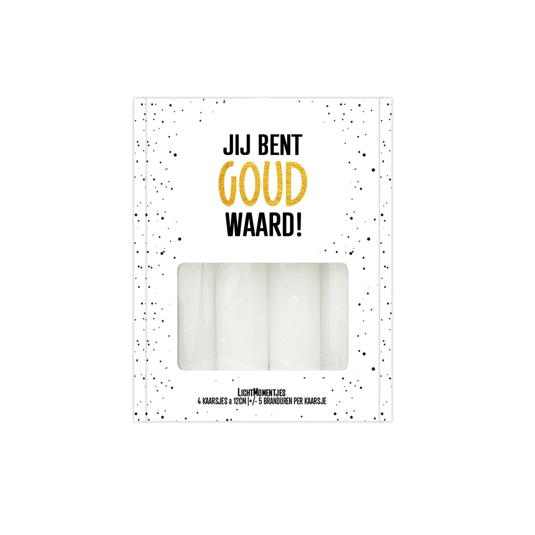 Kaarsen Cadeaudoosje | Goud waard
