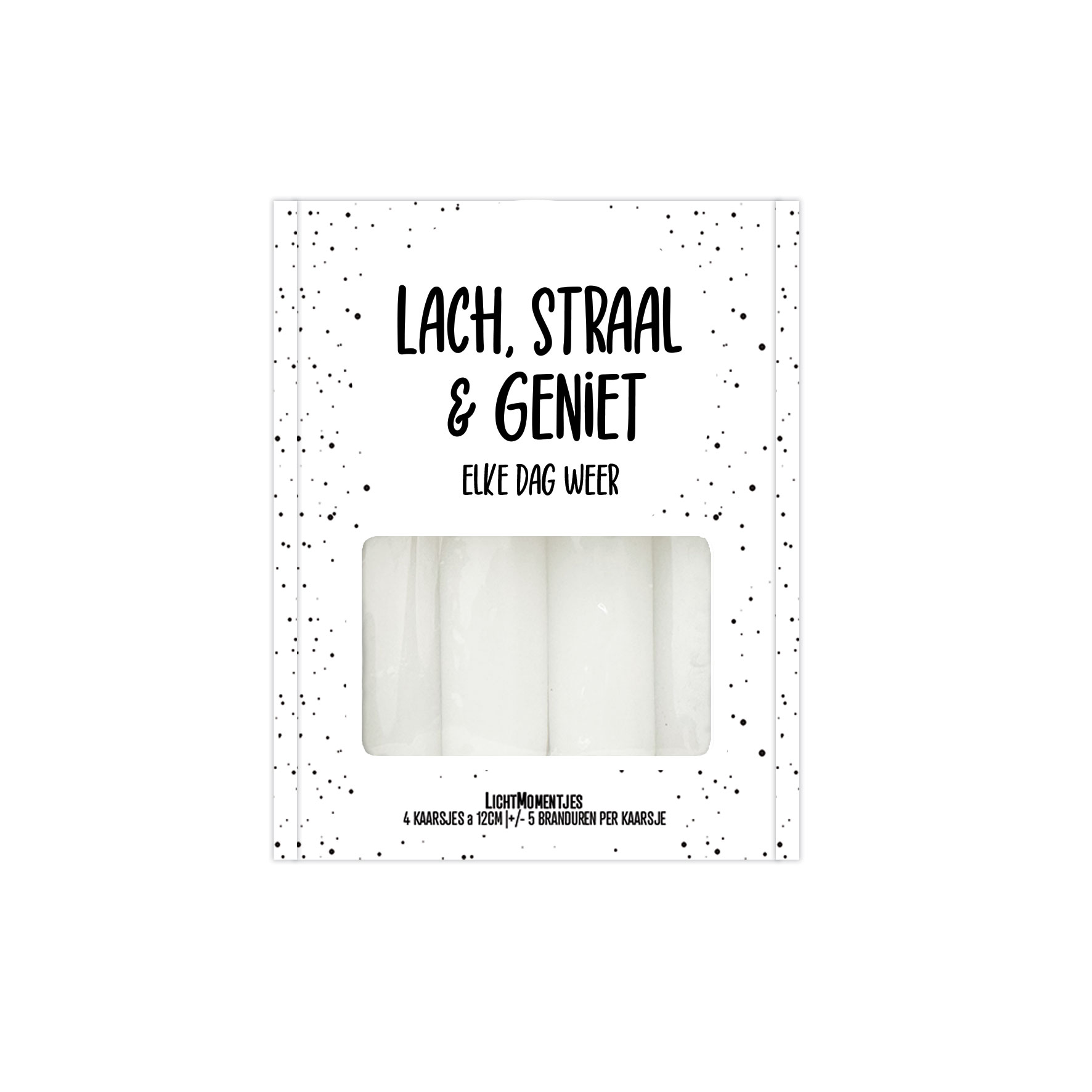 Kaarsen Cadeaudoosje | Lach straal geniet