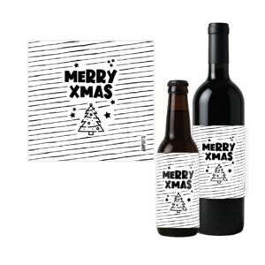 Flesetiket - Merry X mas