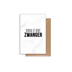 Mini Kaart | Zwanger
