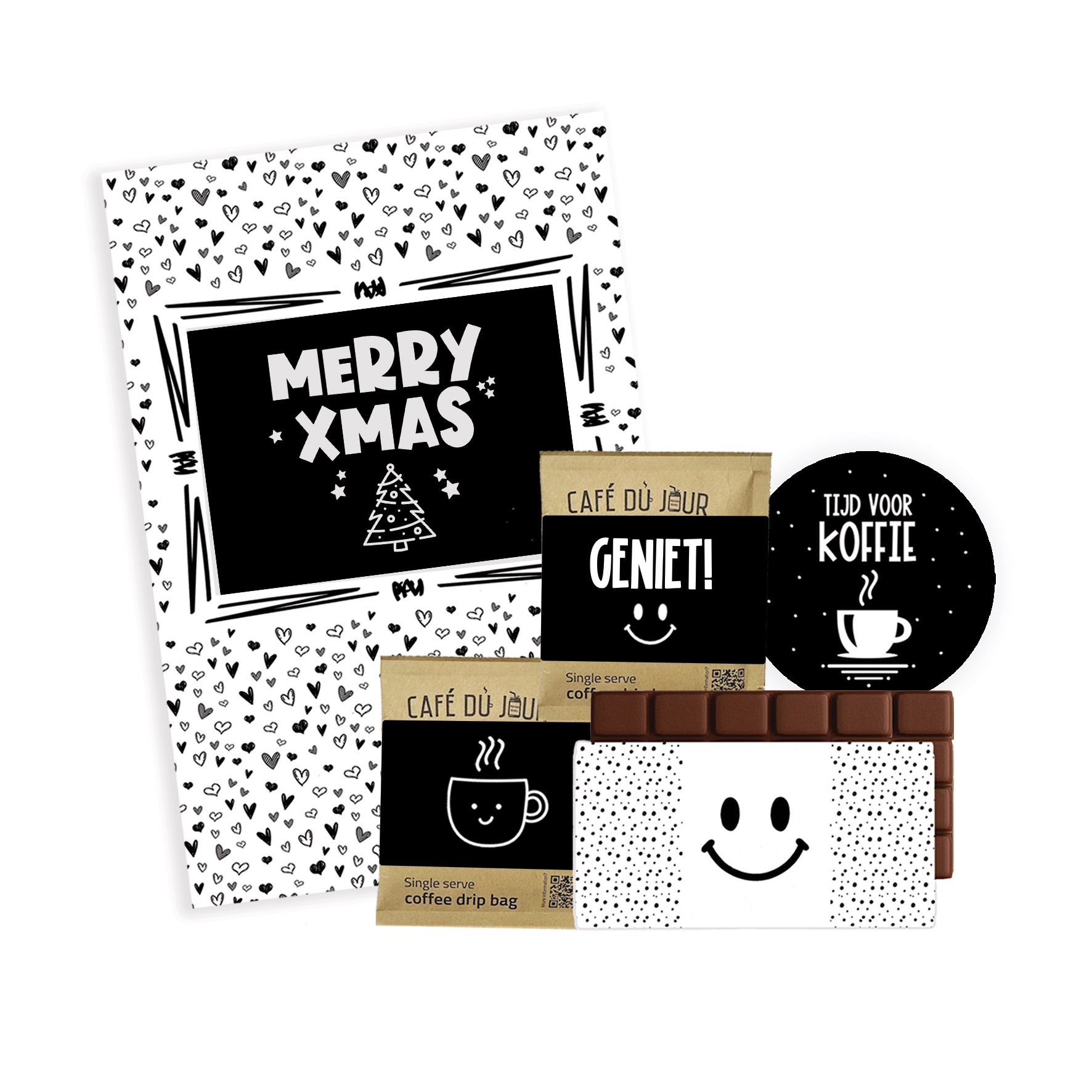 Koffie Cadeaubox | Merry Xmas - Afbeelding 3