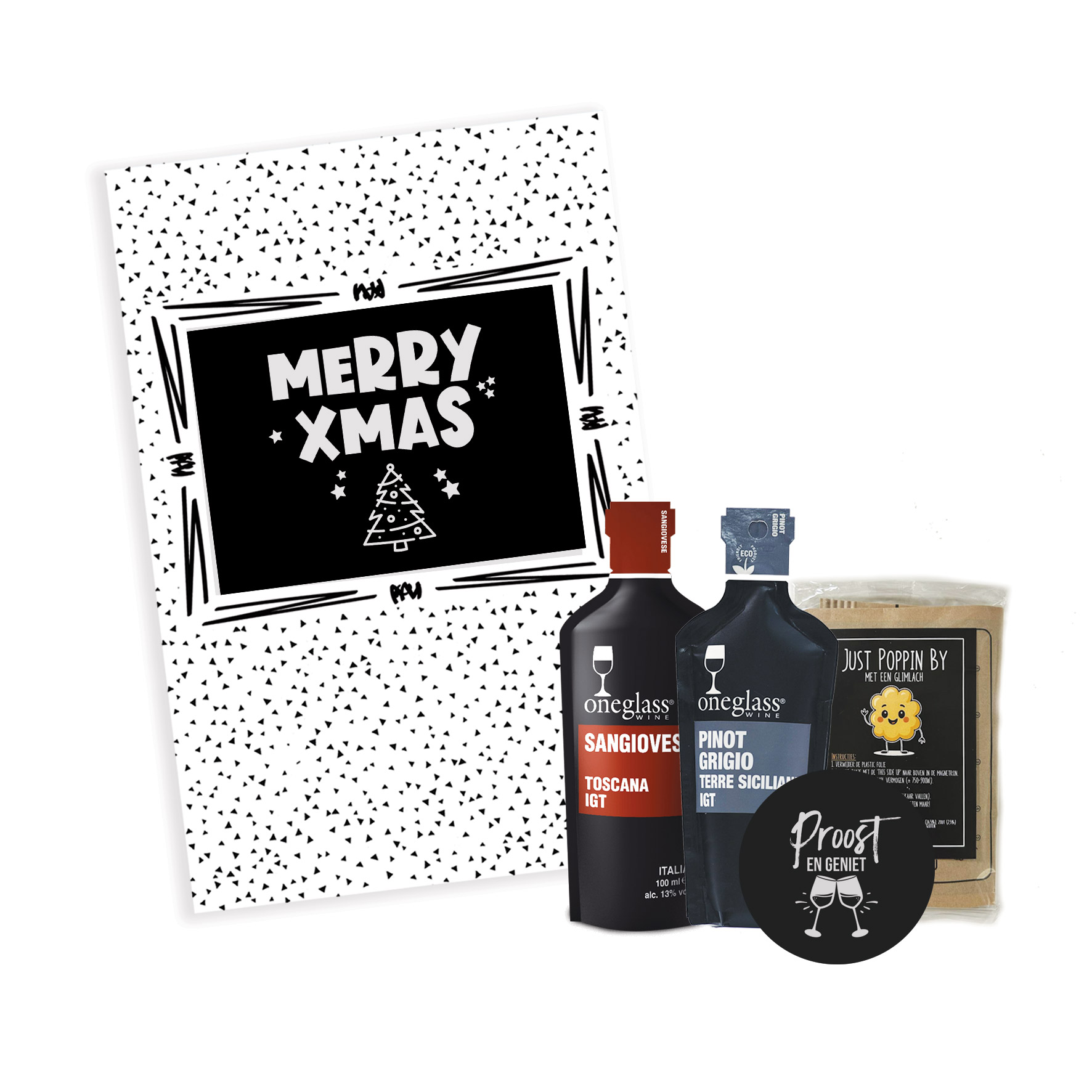 Wijn Cadeaubox | Merry Xmas - Afbeelding 4