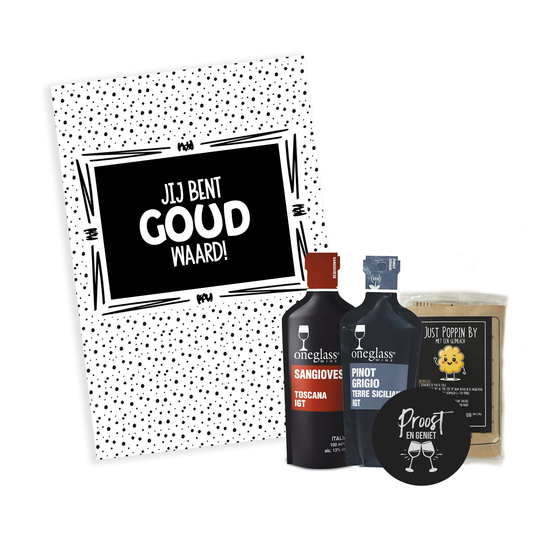 Wijn Cadeaubox | Goud Waard