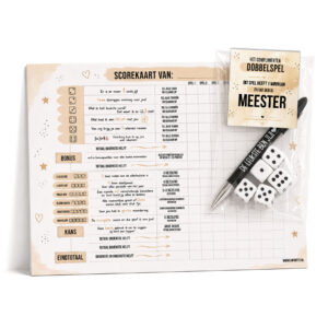 Complimentendobbelspel | Meester