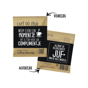 Koffiepost | Compliment - Juf