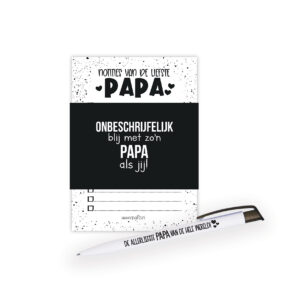 Onbeschrijfelijk set | Papa